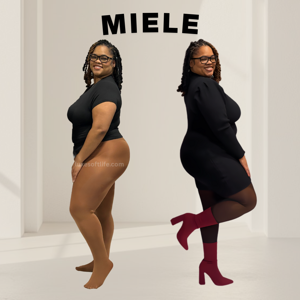 Solid Skin-Tone Fleece Tights