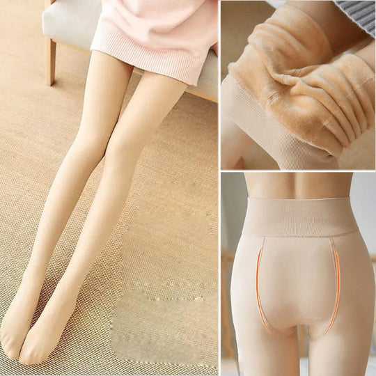 Aria (flesh tone fleece tights)