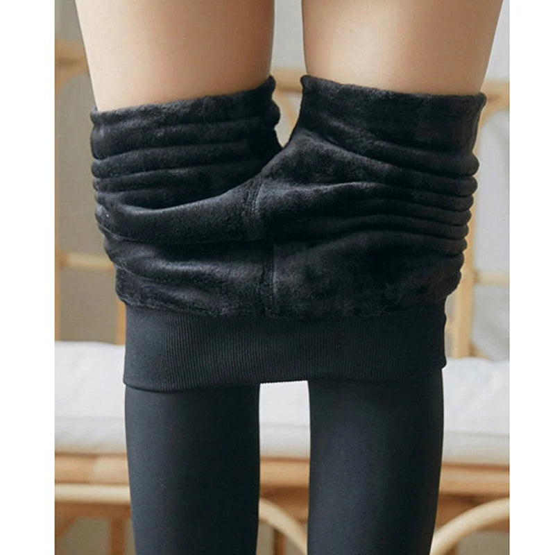 Melanin Tights - Faux Translucent Fleece Lined Tights For Dark Skin ...